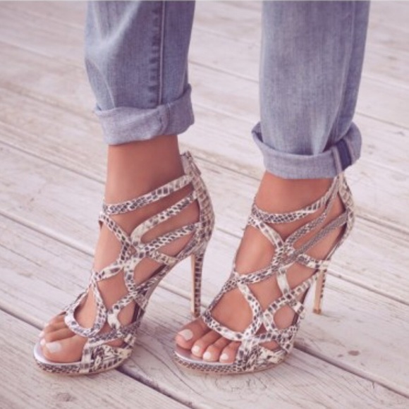 Sam Edelman Shoes - Sam Edelman snake embossed sandal 8.5 sexy